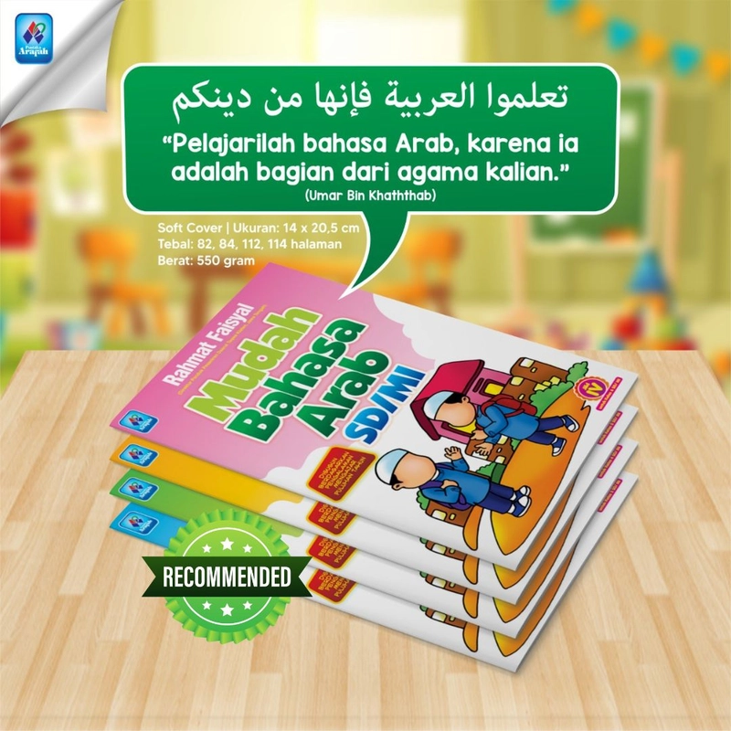 Product image Pustaka Arafah - Paket Mudah Belajar Bahasa Arab SD MI SC Soft Cover