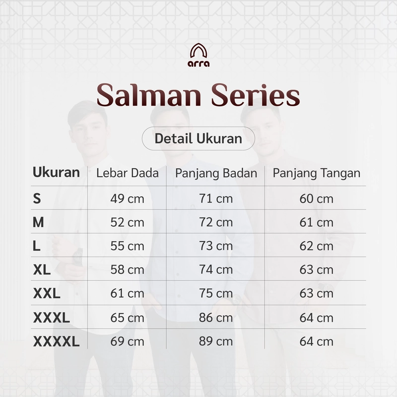 Product image Arra - [PO] Baju Koko Salman Koko Daily L Black