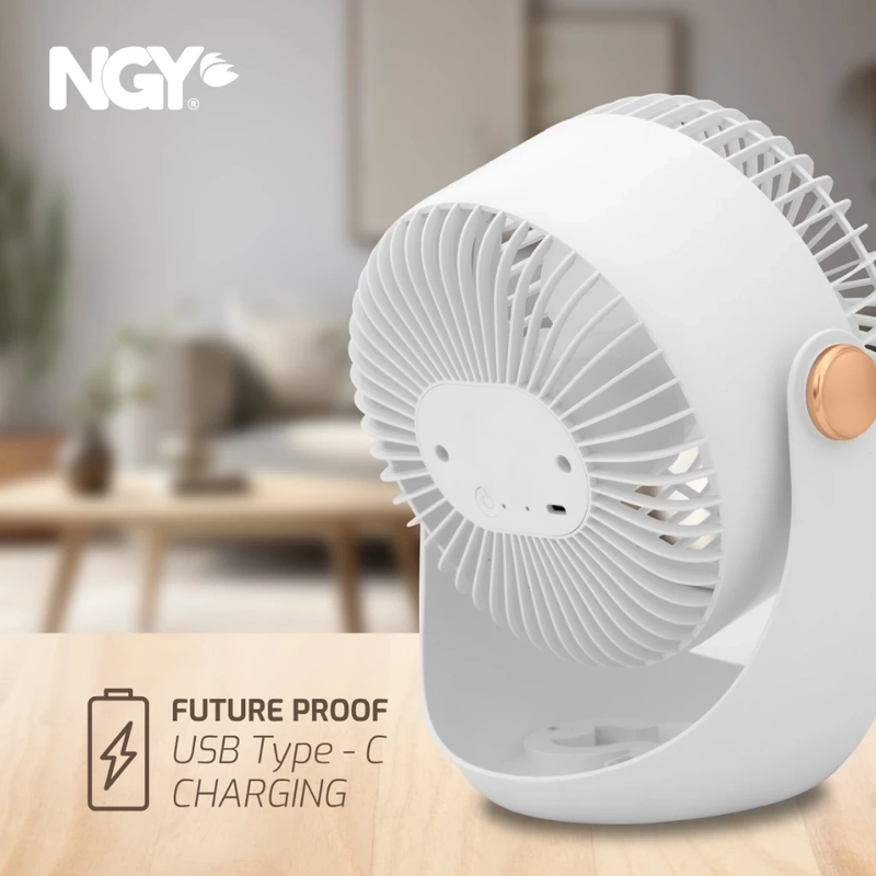 Product image UTAMAMEGA - Nagoya Aries NGY-883 Portable Rechargeable Fan 3in1 Warna Warna Random