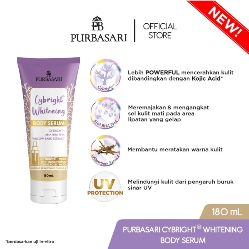Product image Purbasari - CYBRIGHT WHITENING BODY SERUM 180ML BODY SERUM
