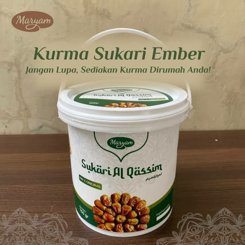 Product image Al Zaid Kurma - Kurma Sukari Al Qassim Ember 750g Manis