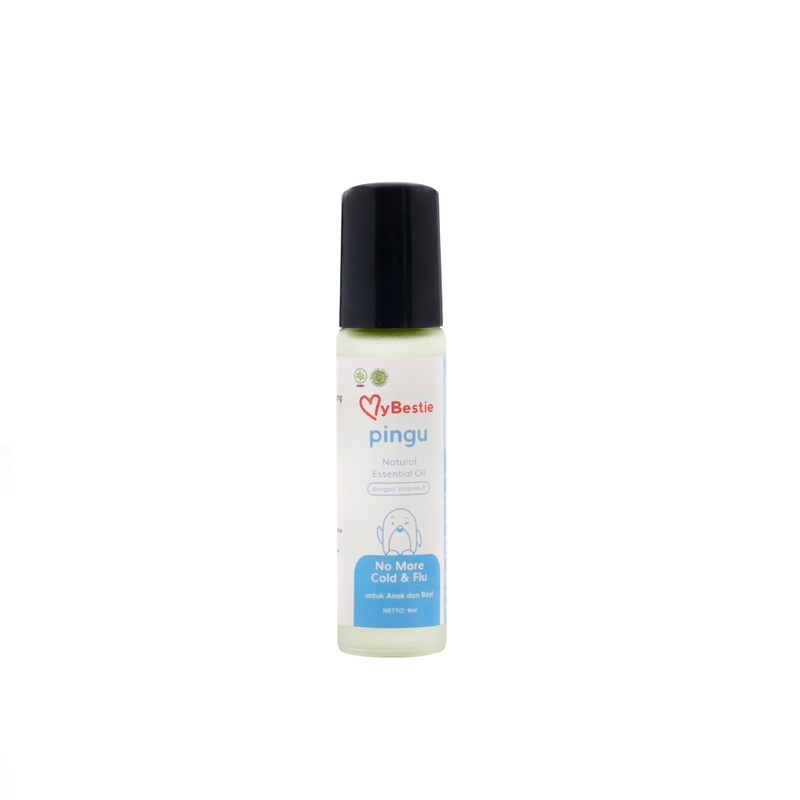 Product image MyBestie Official - MyBestie Pingu - Essential Oil Pereda Batuk Pilek Bayi 8 ml pingu