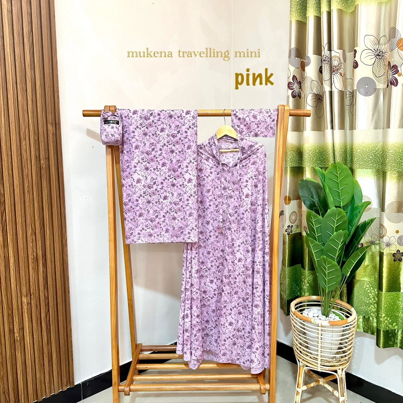 Product image SRIAYU COLLECTION - MUKENA TRAVELL MINI 2 IN 1 BY Sriayu Collection ALL SIZE PINK