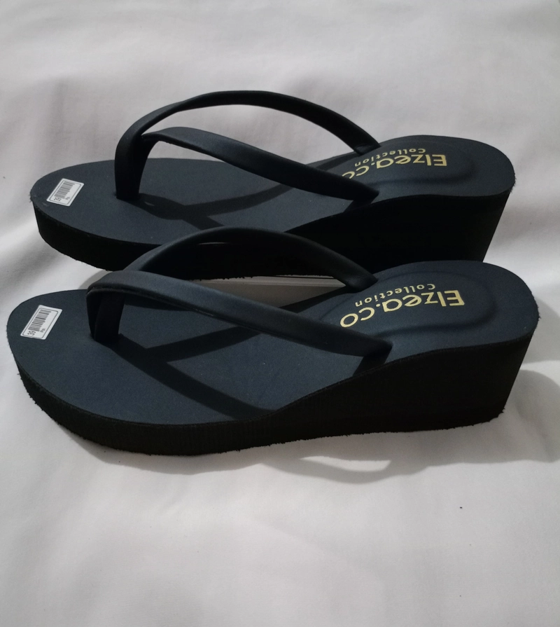 Product image Elzea.co - Sandal Spon Wedges 5CM M04 40 Biru Dongker