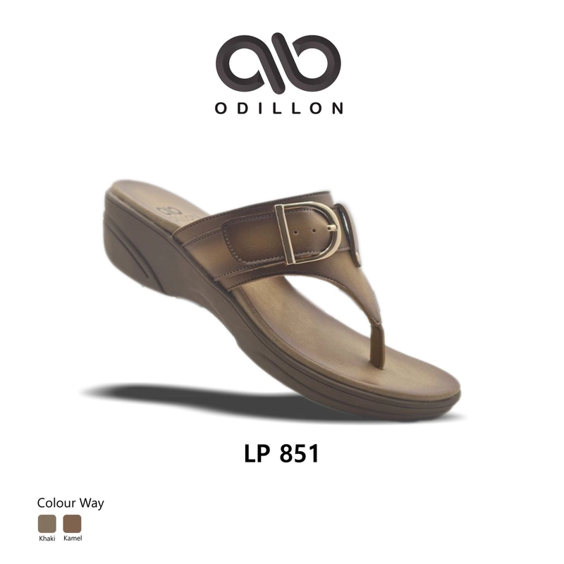 Product image Odillon - LP 851 / Sandal Jepit Wanita 40 Camel