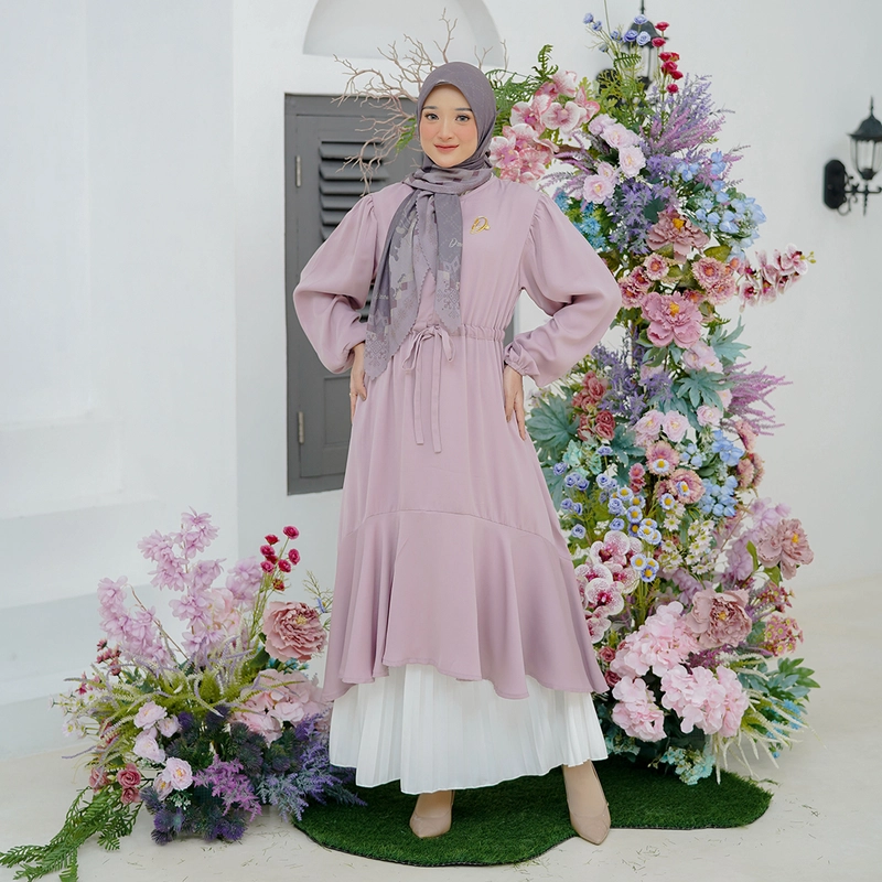 Product image Dzeera - AURORA TUNIC MOM / tunik polos remaja S LAVENDER