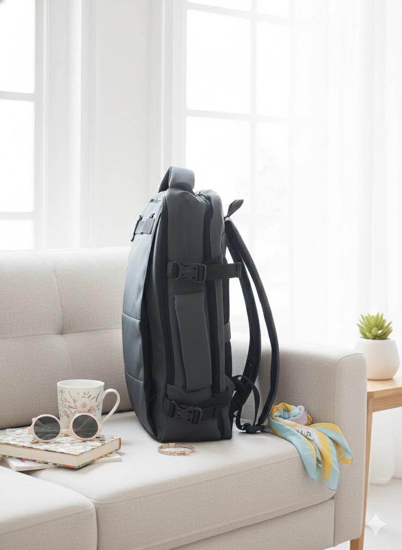Product image Tas Ransel WEGNER Tas Punggung Backpack Pria Waterproof Tas Laptop Laki-Laki Sekolah dan Kerja Big Hitam