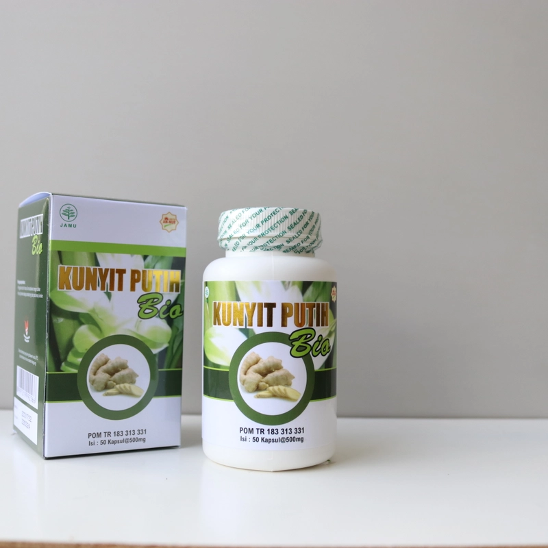 Product image Elhafidz Herbal - Kunyit Putih Bio - Memelihara Kesehatan bagi Penderita Kanker 500 Krem