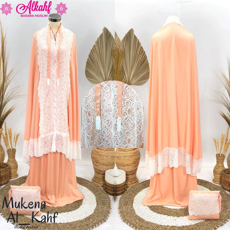 Product image Al Kahf - Mukena Dewasa 2in1 Rayon Janger 4 All Size MRD101