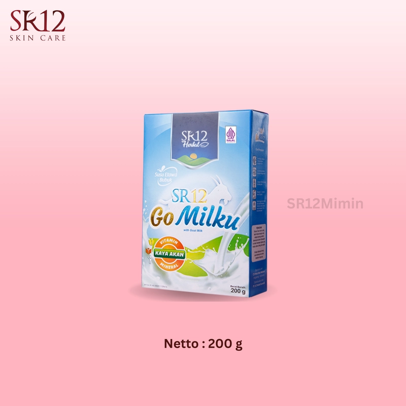 Product image SR12 Gomilku Susu Kambing Etawa Dilengkapi Daun Kelor Madu Ikan Gabus Untuk Kesehatan Tubuh 200 gr Original