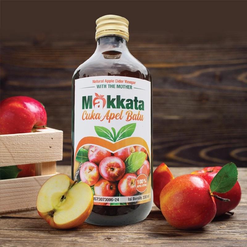 Product image CV. Ayu Group - Makkata Cuka Apel Batu -Natural Apple Vinegar 330 ml