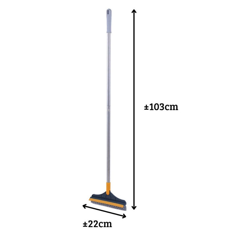 Product image KAMJE Sikat Lantai Pembersih Kamar Mandi Wiper WC Toilet Gagang Panjang 2in1 Serbaguna KMJ020 KMJ020 RANDOM