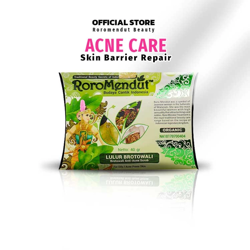 Product image Roro Mendut Skincare - Masker Brotowali dan Lulur Jerawat Brotowali 40g Lulur Brotowali