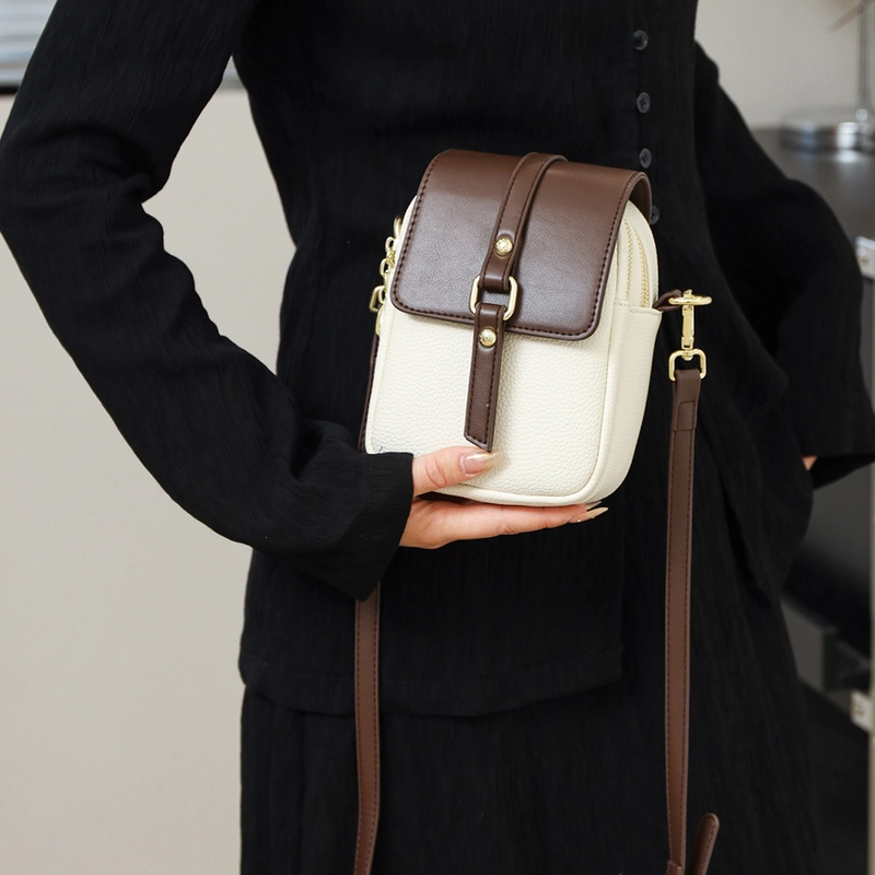 Product image CBL - Tas Selempang Wanita Sling Bag Luka Pocket CBLB74LUKA Small Putih Kombinasi