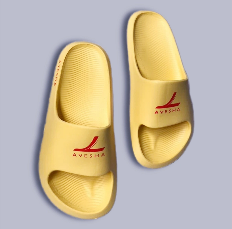 Product image Ayesha Sandal Slide Wanita Eva Pelon Pink Yellow Purple Tosca 36 Yellow