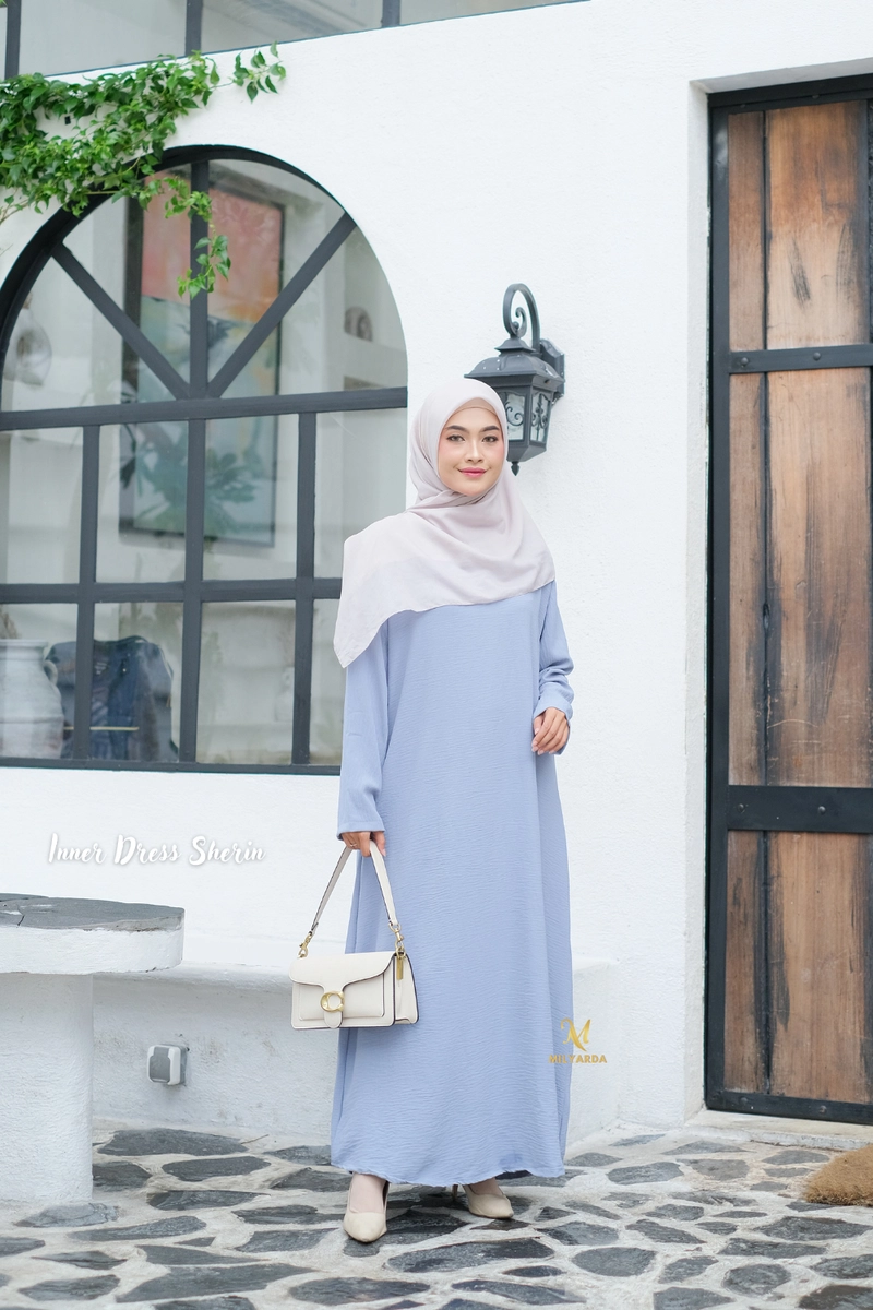 Product image Milyarda Hijab - Gamis Sherin Inner Dress Wanita Milyarda Size M Abu Muda