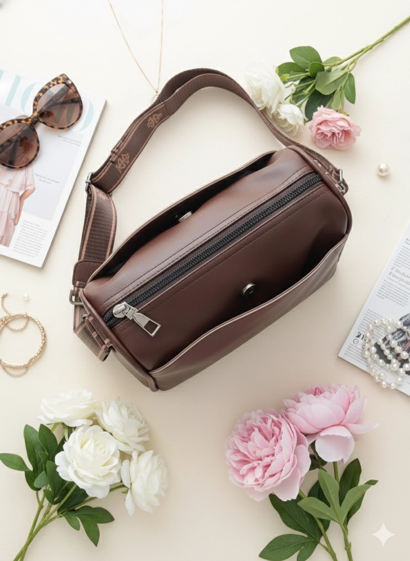 Product image CBL - AYUMI Slingbag - Tas Selempang Slingbag Wanita AYUMI Tas Selempang Terbaru Bahan Semikulit Sintesis Small Hitam