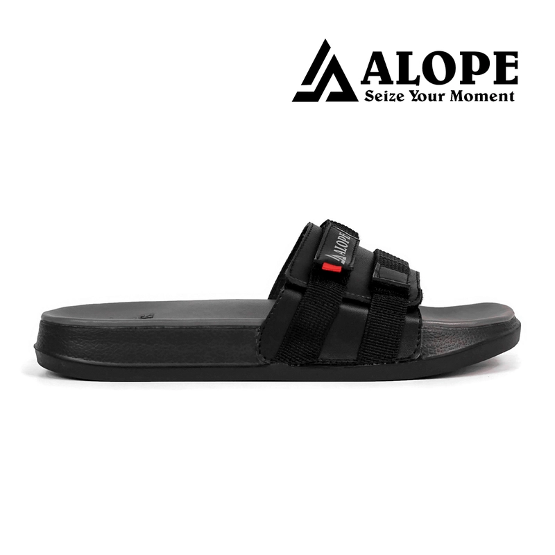 Product image ALOPE OFFICIAL - SANDAL VANNO SANDAL PRIA KEKINIAN BAHAN SOL PHYLON SIZE DEWASA READY 39 SAMPAI 43 39 HITAM