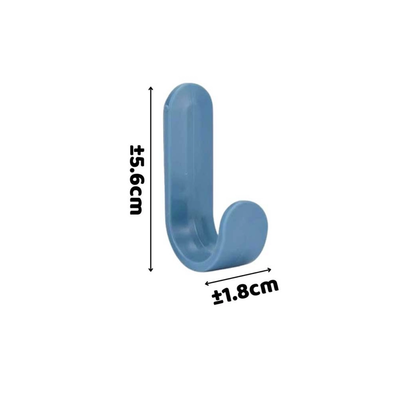 Product image Moveonesia - Gantungan Bentuk J Hook Tempel Dinding Kamar Mandi Wall Hanger Kait Cantolan Kunci Tas Baju Handuk P GANTUNGAN J RANDOM