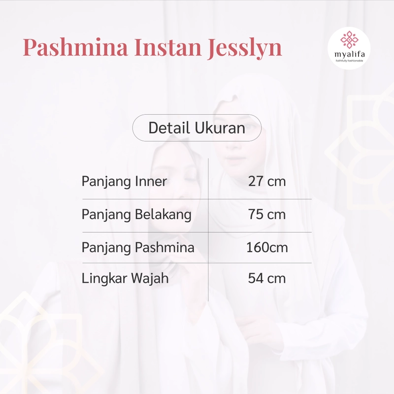 Product image HIjab Pashmina Instant Curve Inner Menutup Leher Rayon Viscose Airflow Jesslyn Pashmina Meley Jumbo Rosy Brown