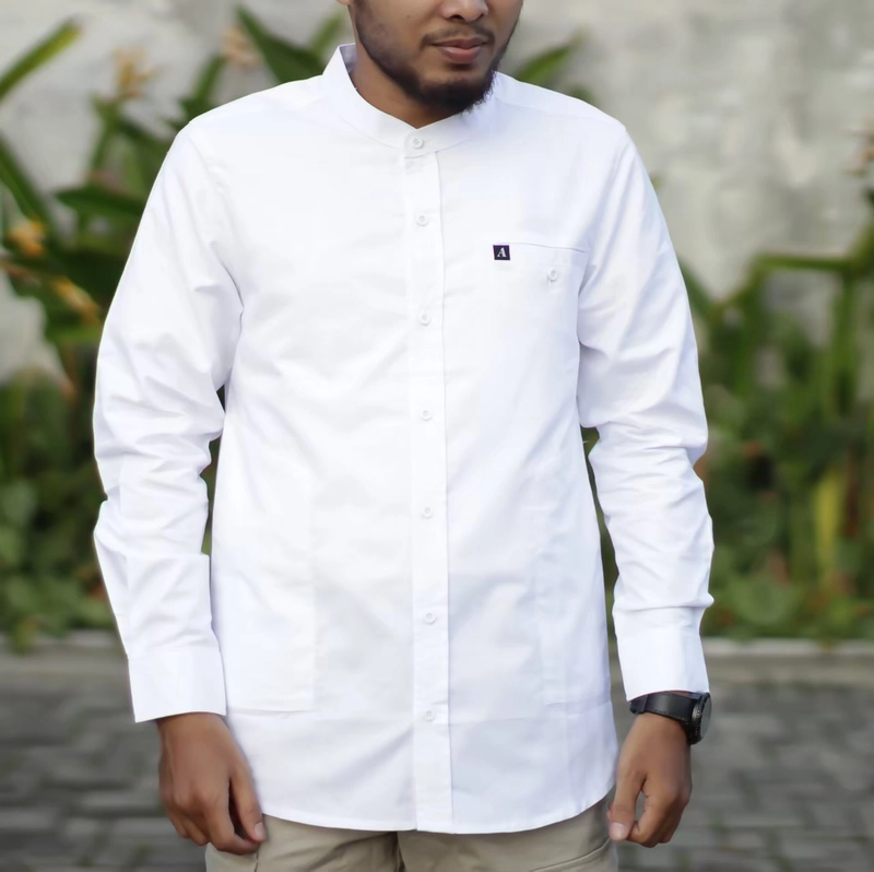 Product image Ibtihal id - KEMKO POLOS LENGAN PANJANG BAHAN OXFORD PUTIH M PUTIH