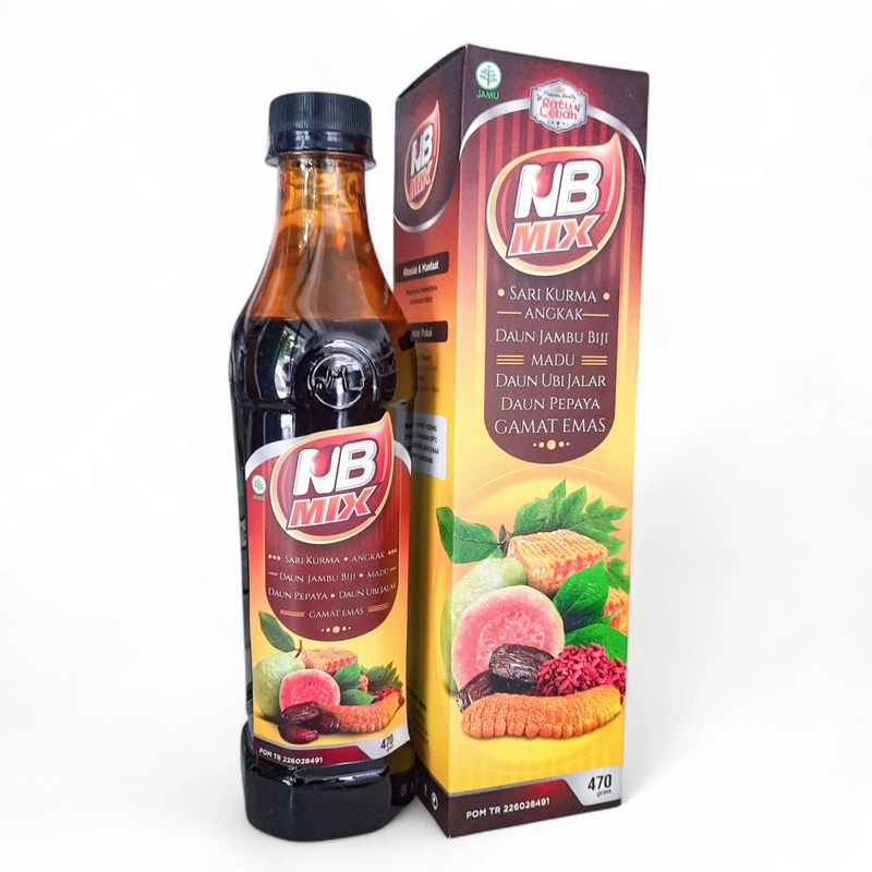 Product image SARI KURMA ANGKAK NB MIX - Untuk Stamina / Daya Tahan Tubuh / Pemulihan Sakit DBD / Pencernaan / Dll 470 gram
