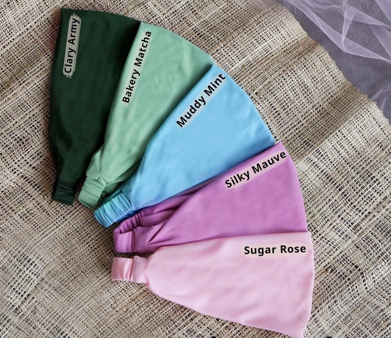 Product image Barakallah official store - Raiqa Bandana Premium - Ciput Bandana - Inner Bandana all size Sugar rose