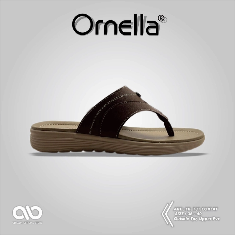 Product image Odillon - Ornella - ER 131 / Sandal Jepit Wanita Casual 36 BROWN
