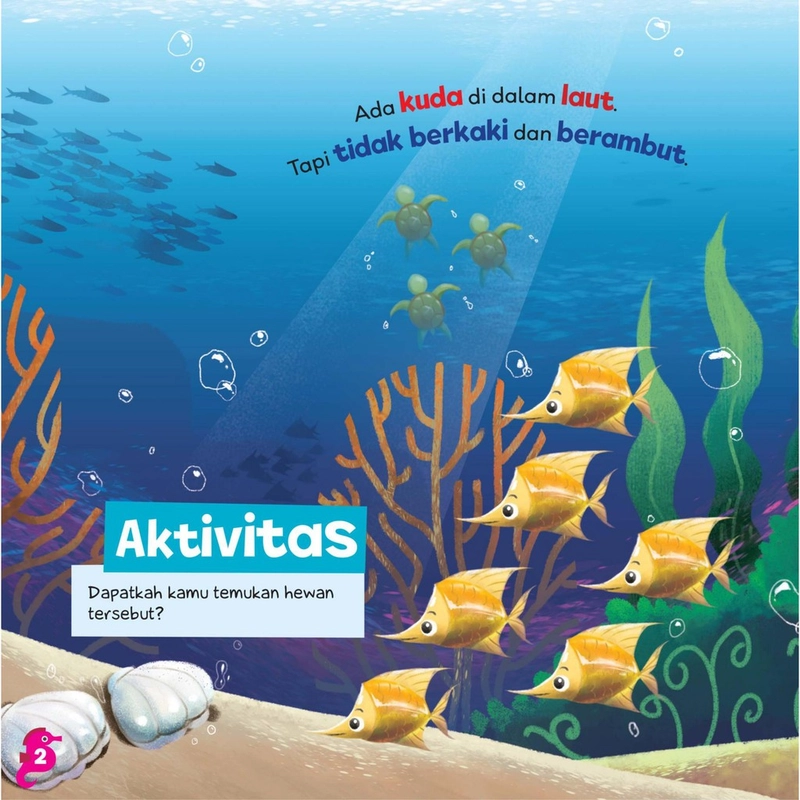 Product image Gema Insani - Seri Hewan Laut Sluurp Kuda Laut Makan 23 x 22 SC