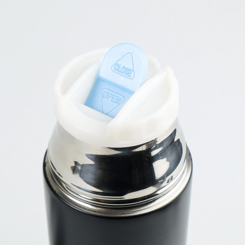Product image RUMAH RAYA - Botol Minum Thermos with Cup Head 500ml - SUS304 500 ml Hitam
