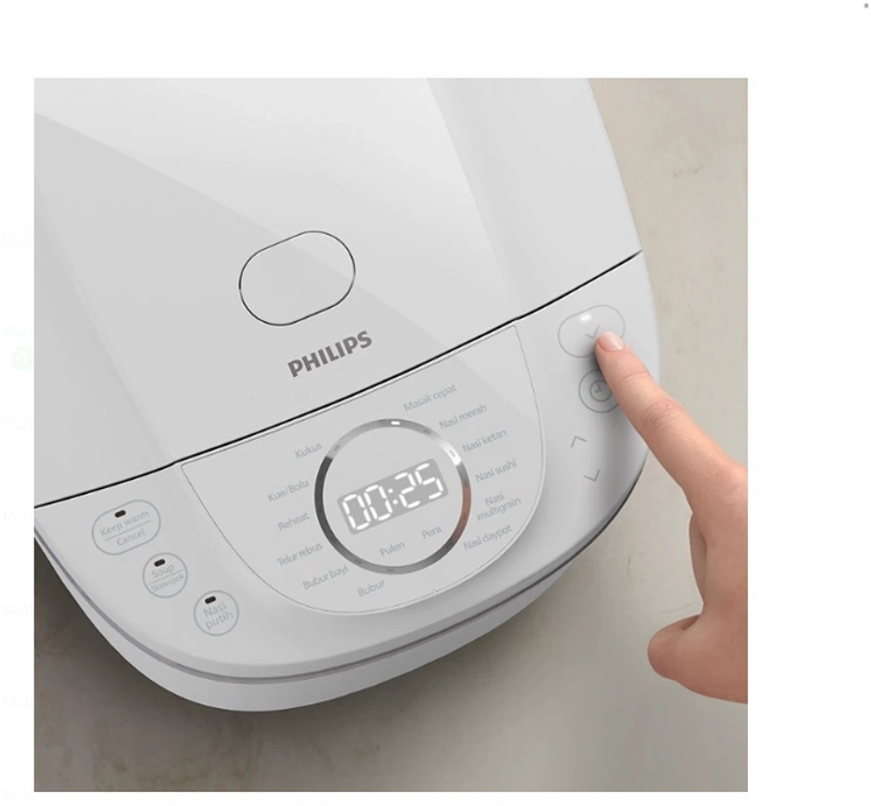 Product image UTAMAMEGA - Rice Cooker Philips HD4716 Penanak Nasi Digital Type HD4716