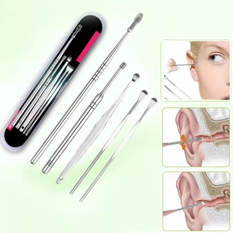 Product image Galeripuko - Korek Kuping Pembersih Telinga Ear Wax Picker 5 pcs korek kuping random [PO 3 hari Kerja]