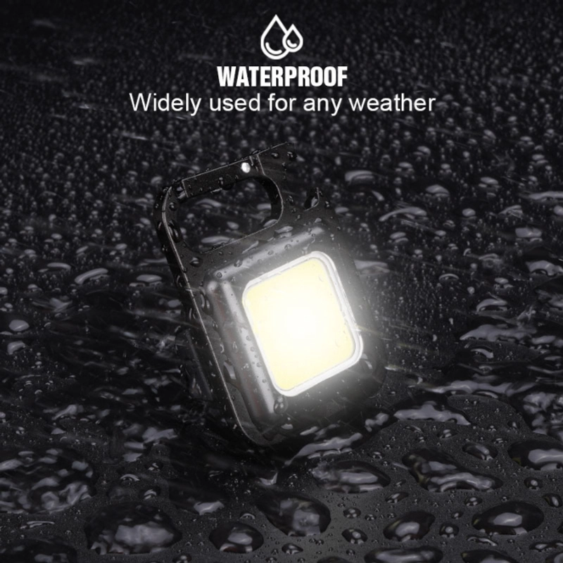 Product image KAHASIL - Lampu Senter LED COB Portable USB Gantungan Kunci Mini Kecil Keychain Camping Multifungsi KMJ204 BAHAN PLASTIK