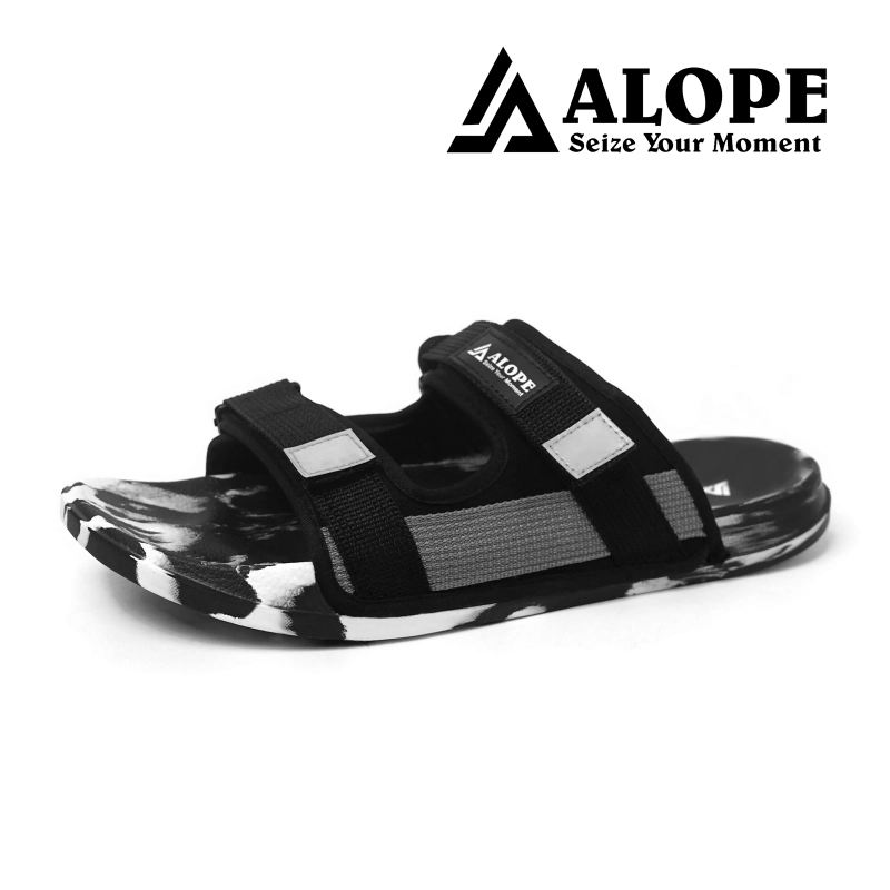 Product image ALOPE OFFICIAL - ALOPE - SANDAL SELOP JARVIS SANDAL PRIA DEWASA 39 HITAM