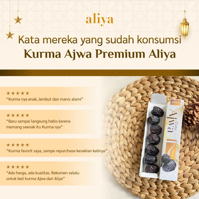 Product image Aliya - Kurma Ajwa Premium 7 butir Kurma
