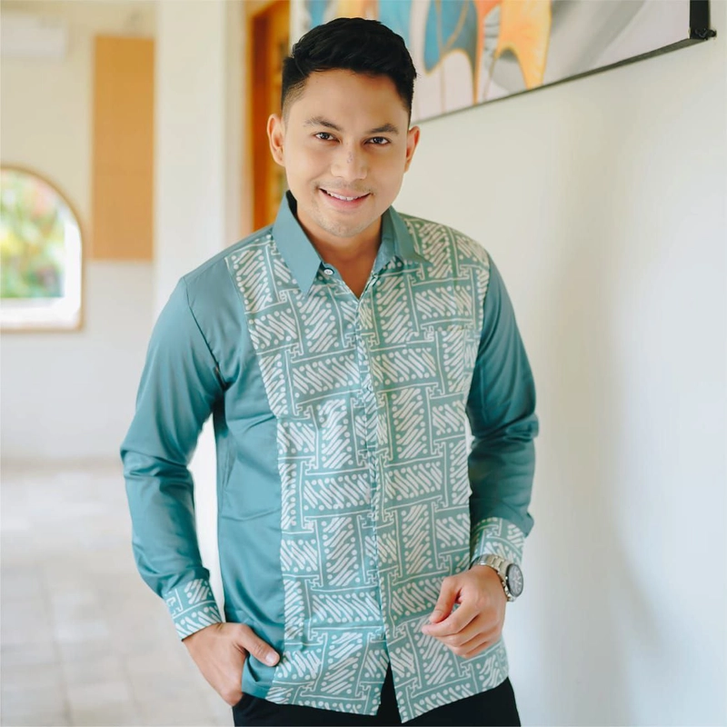 Product image COLLECTION SARJANA - COLLECTION SARJANA - GAMIS MOTIF BATIK - COUPLE GAMIS FATIN - ORIGINAL - BATIK KATUN PRIMA SANFORIS KEMEJA M FATIN