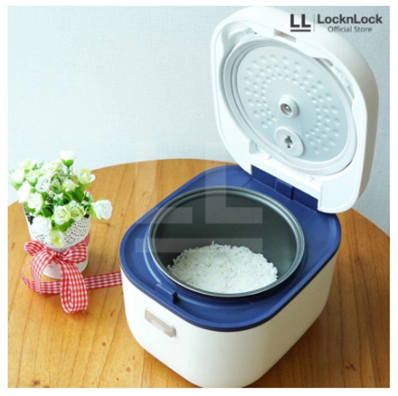 Product image UTAMAMEGA - LocknLock Low Sugar Mini Rice Cooker 2L - EJR821WHT Type EJR821WHT