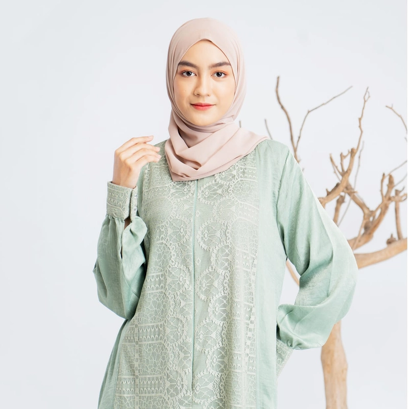 Product image COLLECTION SARJANA - Gamis Batik Kaarima - Gamis -Syari - Berlengan Kancing Gamis Karima