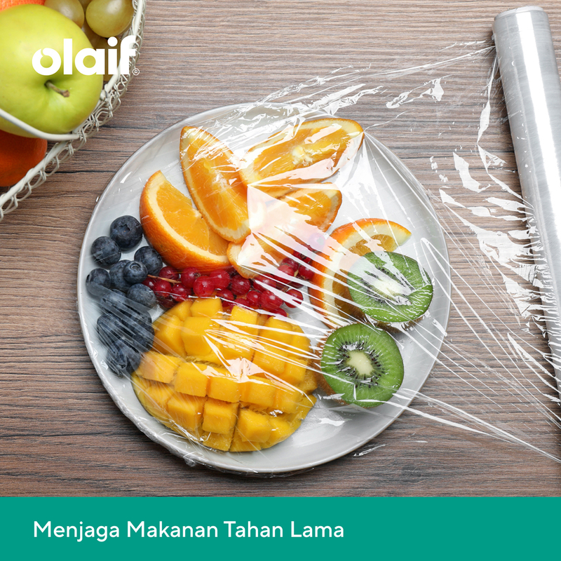 Product image Olaif Extra-Strong Cling Wrap (30cm x 30m x 10mic) - Plastic Food Wrap / Pembungkus Makanan / Plasti Kemasan Box