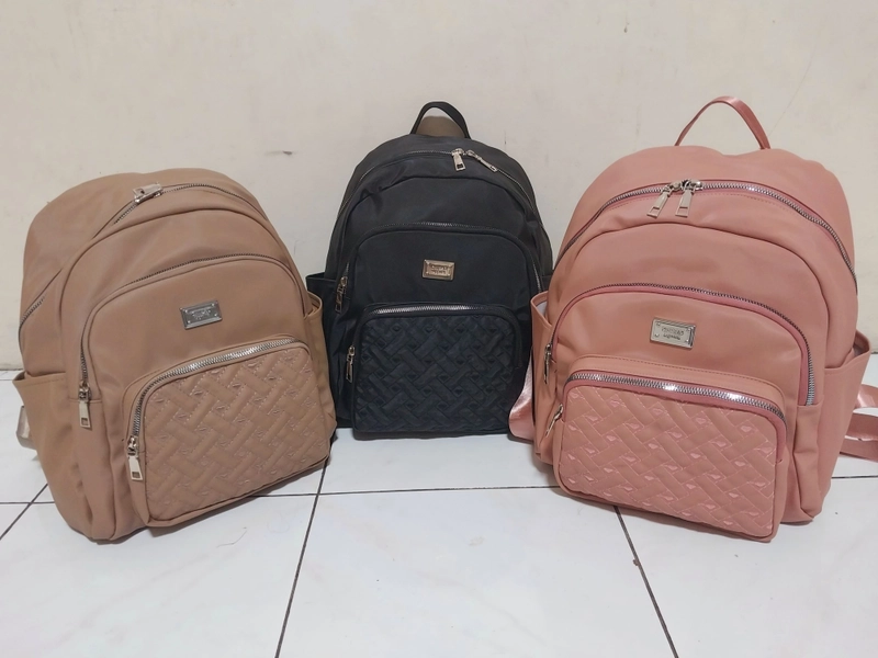 Product image CBL - Tas Ransel JODY Tas Punggung Backpack Wanita Waterproof Bahan Nilon Cocoly Backpack Model Bordir Unt Medium Hitam