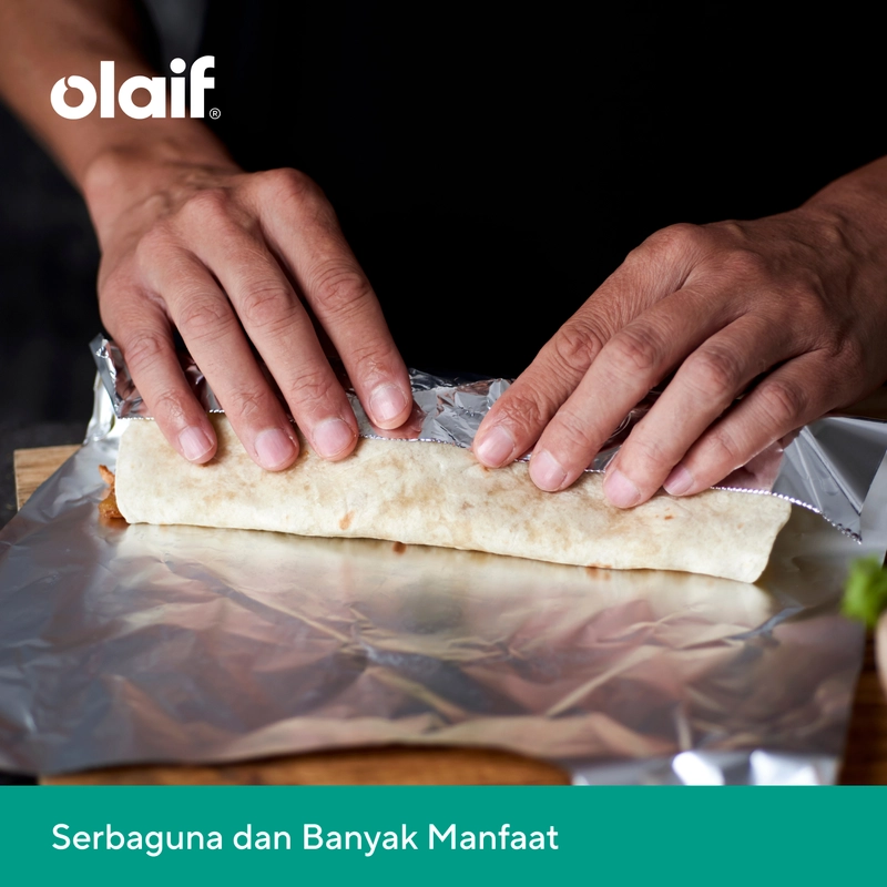 Product image Olaif Durable Aluminium Foil (30cm x 8m x 12 mic) - Kertas Panggang Aluminum Foil Kemasan Box