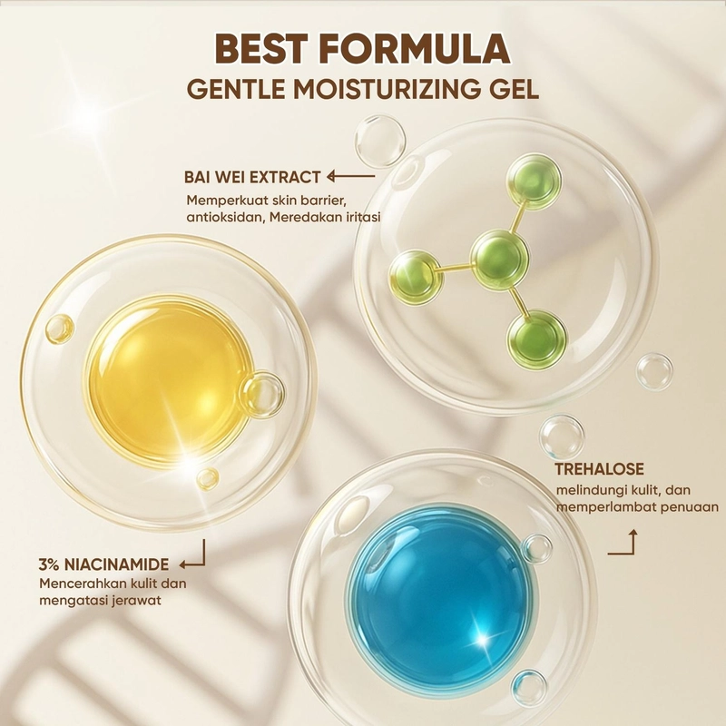Product image Mirelle - Mirelle+ Gentle Moisturizing Gel 30g Pelembap Wajah Ringan 30 gram Moisturizer Gel