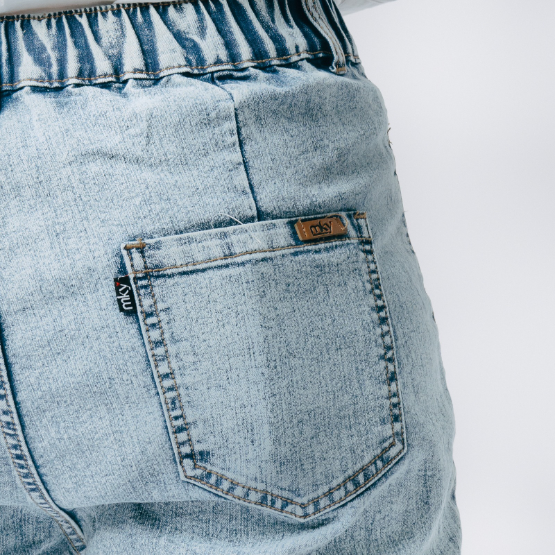 Product image MKY Clothing - BOYFRIEND TAPERED JEANS WANITA AQUA S (26) MIUU02-AQU Aqua