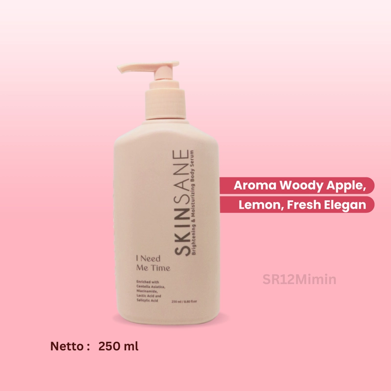 Product image SR12 Body Serum Skinsane Melembabkan Mencerahkan Menghaluskan Kulit Wangi Tahan Lama 250ml i need me time