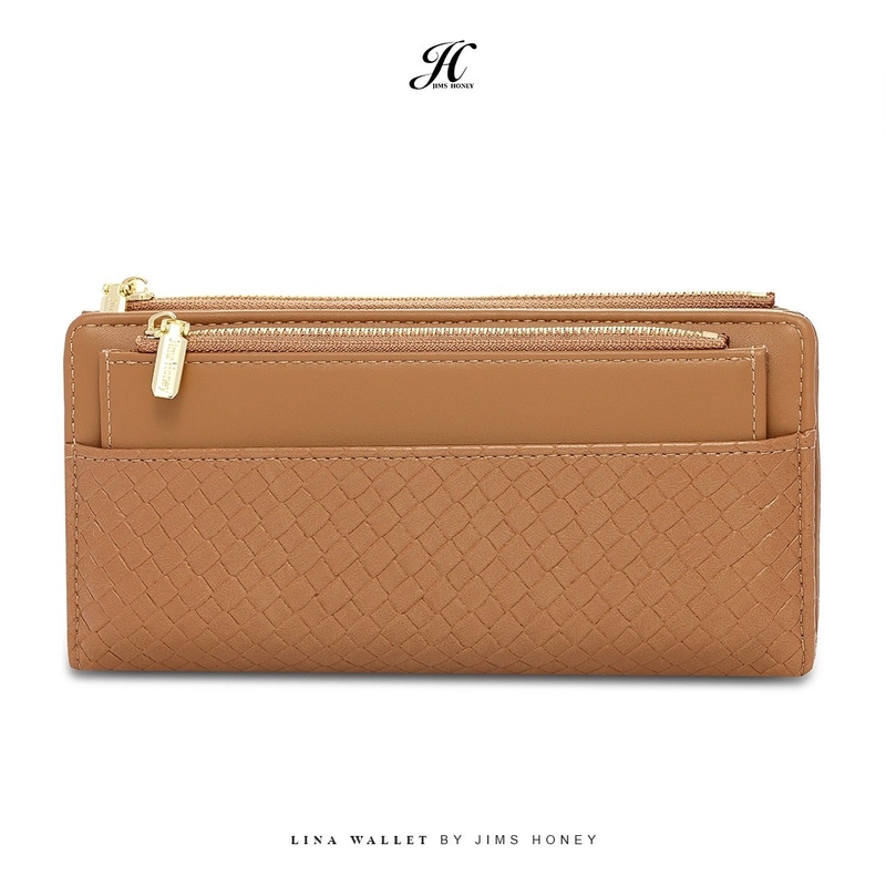 Product image JIMSHONEY SUKABUMI - Lina Wallet - Dompet Panjang Wanita JH 2012 CARAMEL