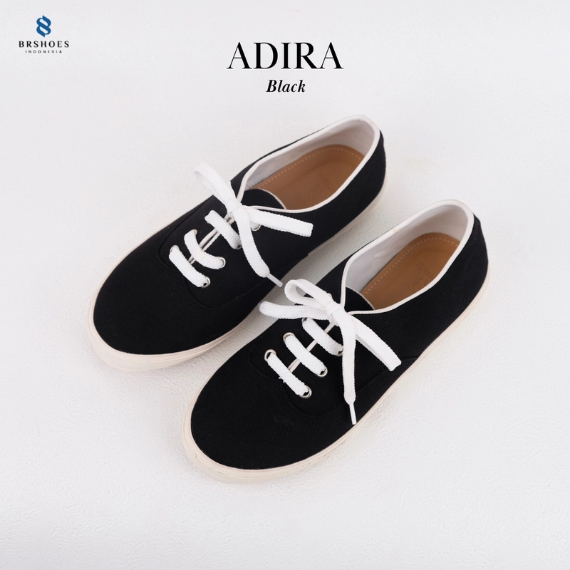 Product image BRSHOES - ADIRA Sneakers Tali Sepatu Olahraga Wanita 36 Black