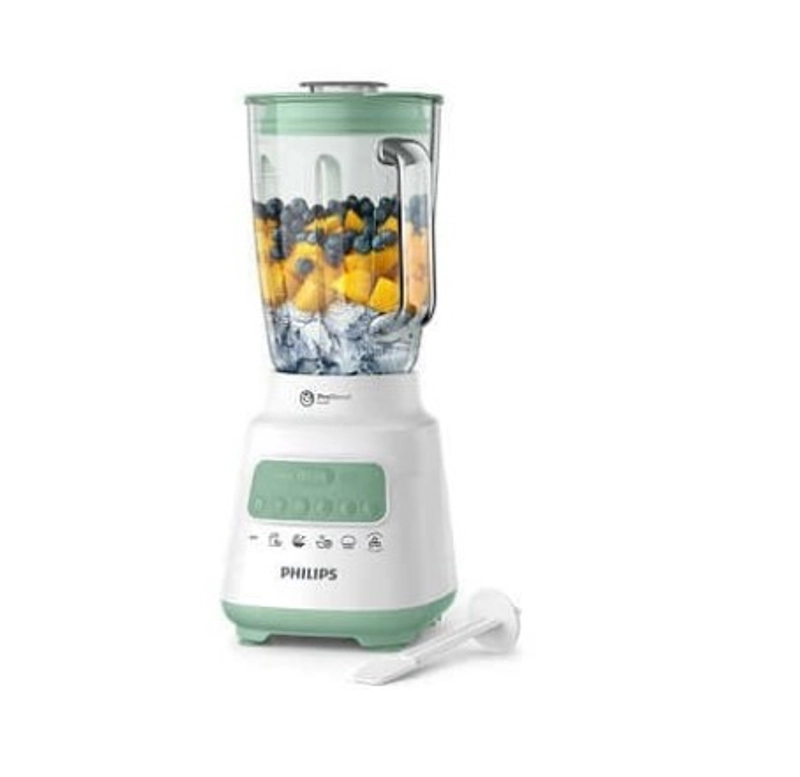 Product image UTAMAMEGA - Philips HR2222 Blender Kapasitas 2L Jar Kaca Pelumat Lebih Cepat Halus Type HR2222