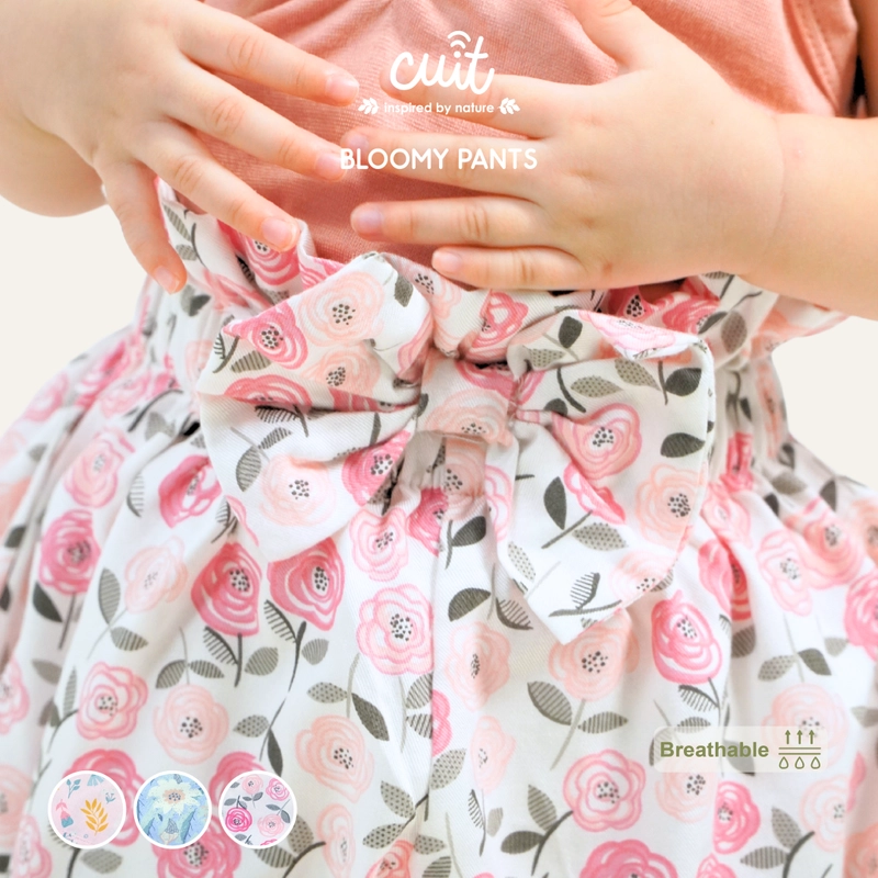 Product image Kintakun Baby - KINTAKUN BABY X CUIT Bloomy Short Pants Baby Celana Pendek Anak bayi 3 Bulan - 2 Tahun S (3-6 Bulan) Blue Aster