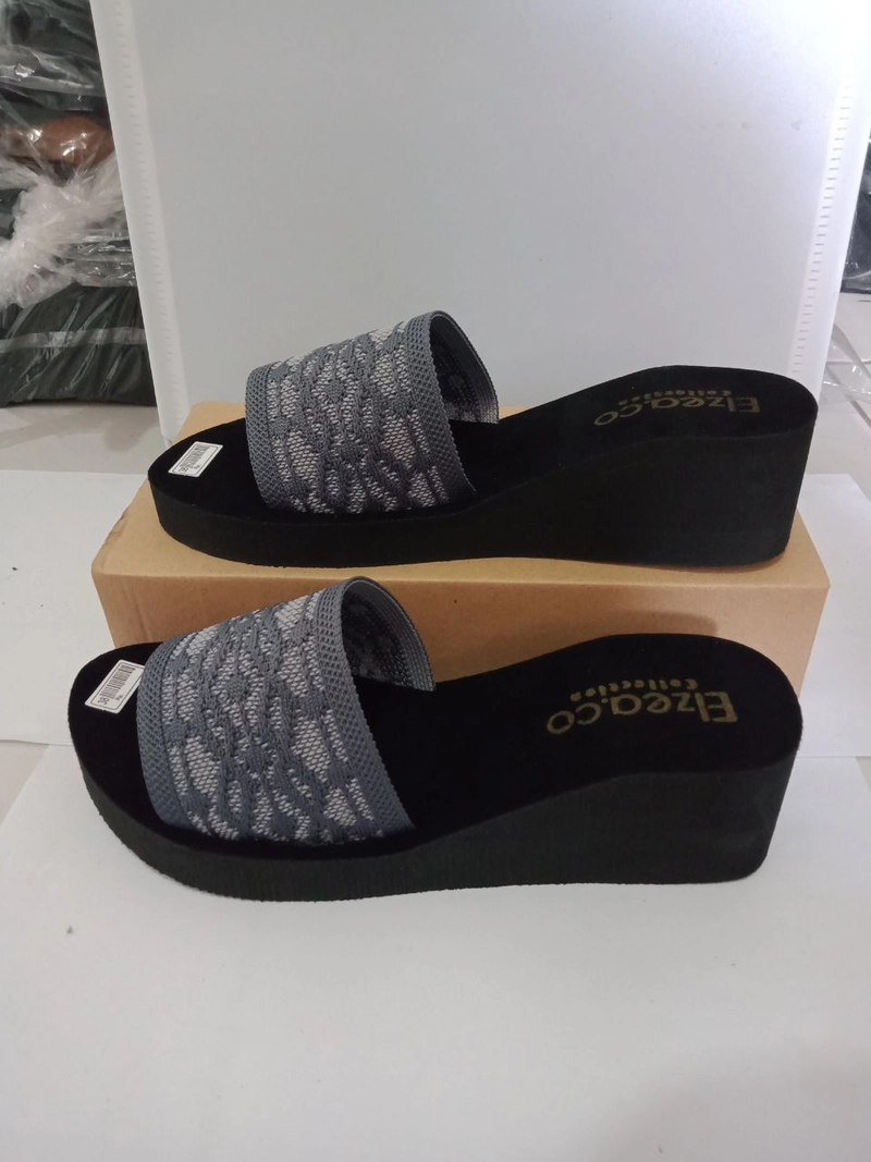 Product image Elzeaco - Sandal Spon Webbing Wedges 5cm K23 (PROMO) 40 Webbing Motif