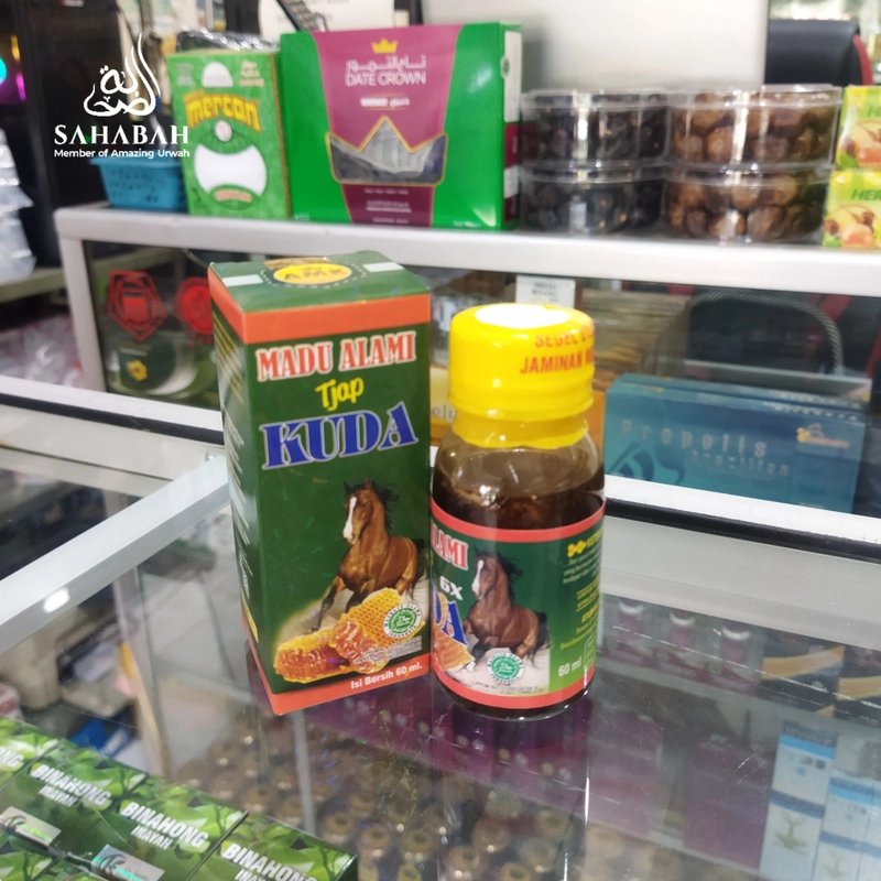 Product image Sahabah Store - Madu Alami Tjap Kuda - Madu Stamina Pria - Obat Stamina - Madu Kuat - Obat Kuat 60 ml Hijau